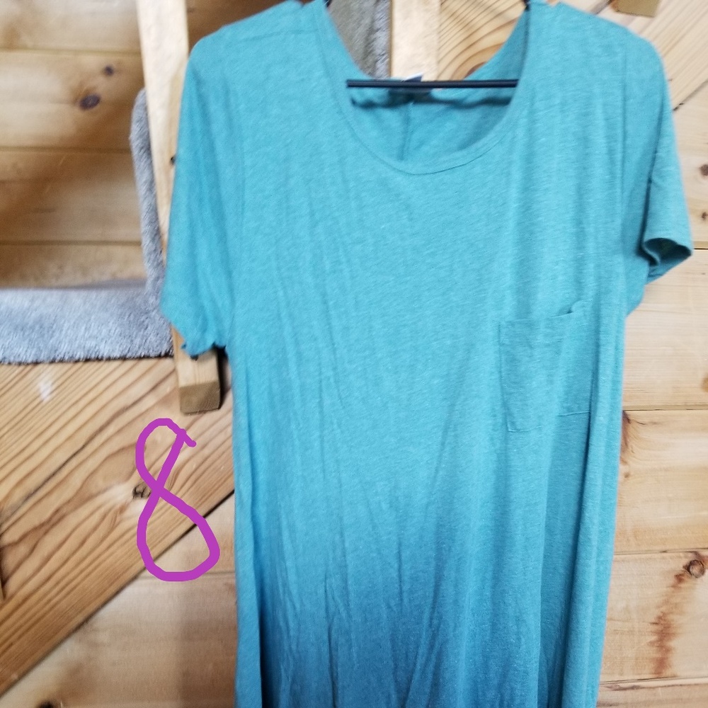 EUC, Carly XL.  Heathered green, Lularoe